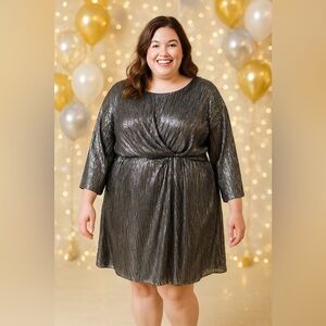 Shimmering Metallic Dress
